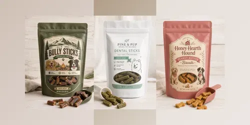 Pet Treat Pouch Mockups generated by chatgpt-image