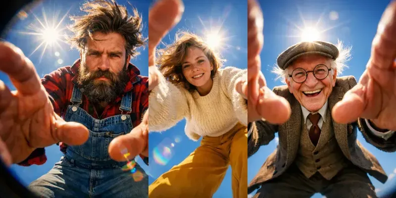 Dynamic Lowangle Fisheye Portraits generated by undefined