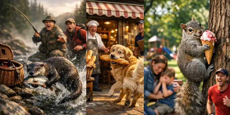 Cinematic Animal Scenes generated by undefined