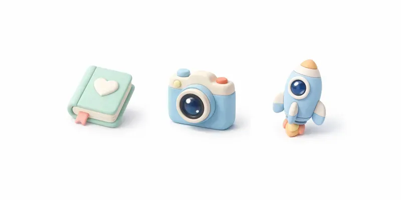 3D Clay Render Icon Generator App Icons generated by undefined