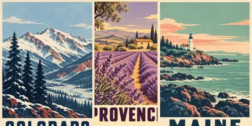 Vintage Poster Destination Wall Art generated by chatgpt-image