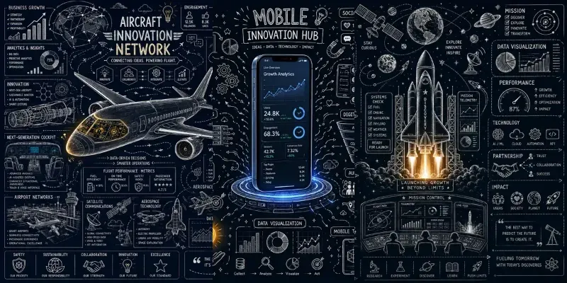 Futuristic Doodle Infographic Ecosystem generated by undefined