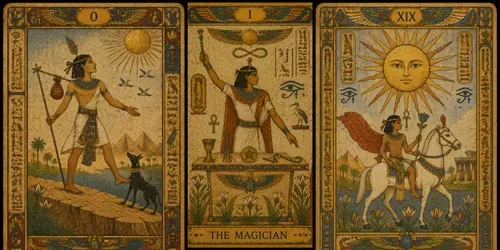 Ancient Egyptian Tarot Card Generator generated by chatgpt-image