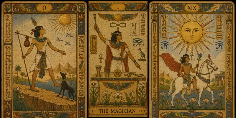 Ancient Egyptian Tarot Card Generator generated by undefined