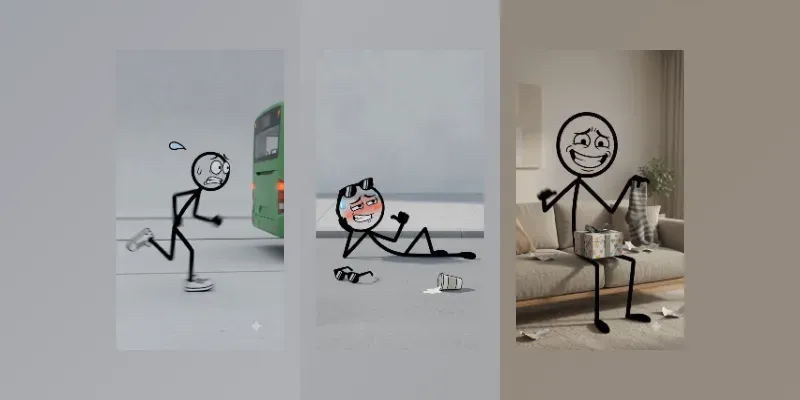 Stickman Story Animation Videos generated by undefined