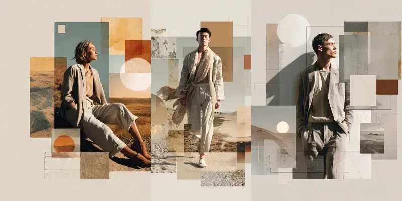 Editorial Fashion Collage generated by undefined