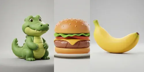 Pixarstyle Objects Characters generated by gemini-image