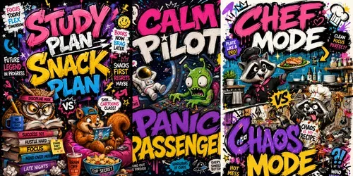 Bold Graffiti Quote Poster Creators generated by chatgpt-image