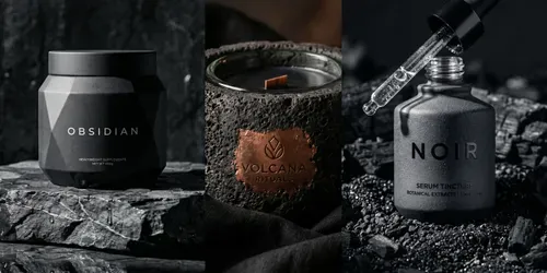Obsidian Apothecary Luxury Packaging generated by gemini-image