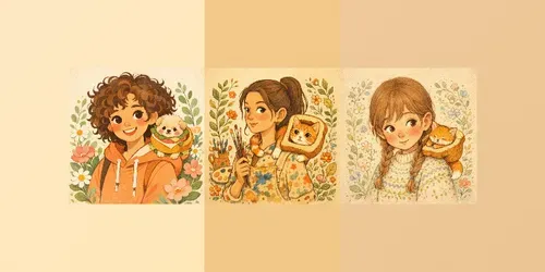 Cozy Character Companion Series generated by chatgpt-image