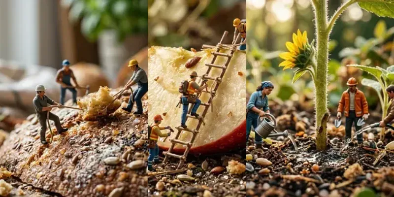 Tiny Workers Macro Food Factories generated by undefined
