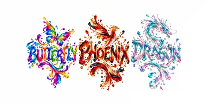Premium Commercial Text Art Collections