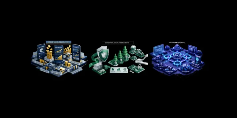 Premium 3D Isometric Fintech Infographics generated by undefined