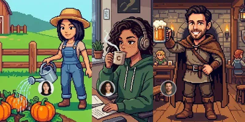 Custom 16bit Pixel Art Avatars generated by undefined