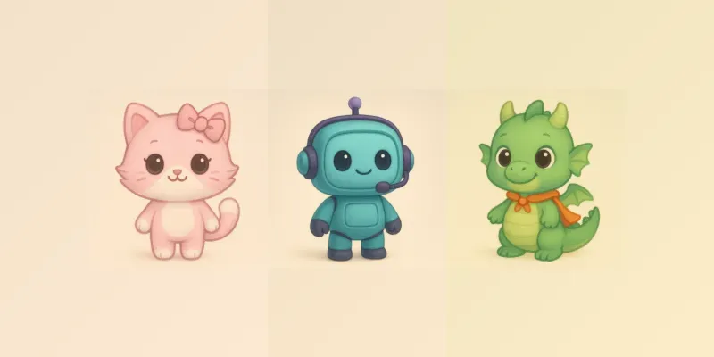 3D Cartoon Mascot Generator Professions generated by undefined