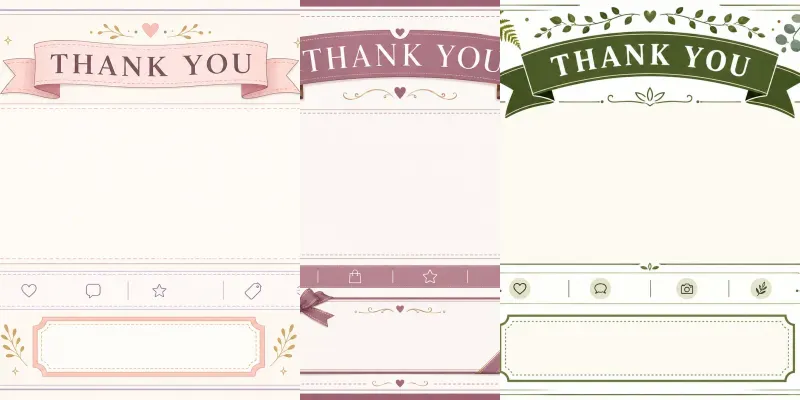 Packaging Thank You Card Designs generated by undefined