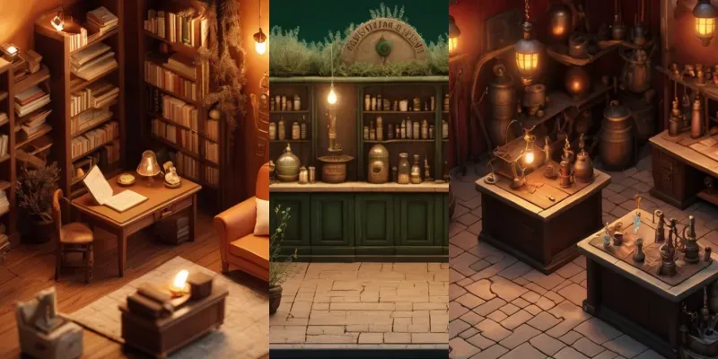 Custom 3D Isometric Mini Diorama Creators generated by undefined