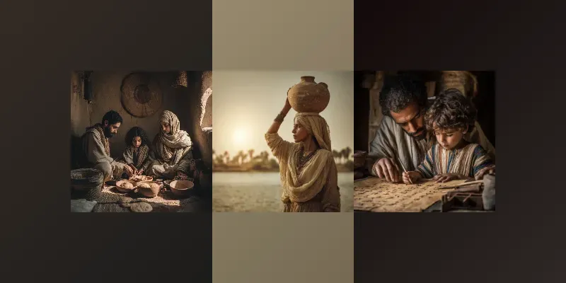 Ancient Egypt Lifestyle Photo Generator generated by undefined