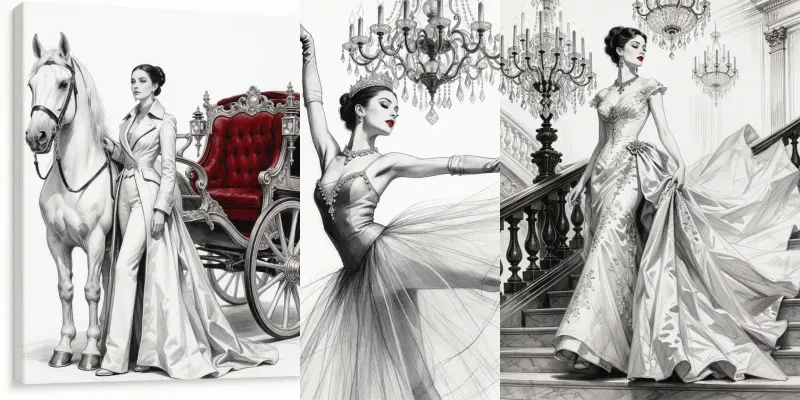 Luxury Pencil Fashion Art