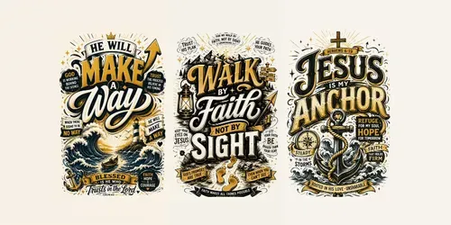 Faithfilled Christian Typography Art generated by chatgpt-image
