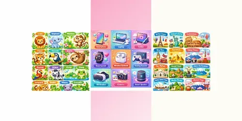 Cute Themed Grid Posters generated by chatgpt-image