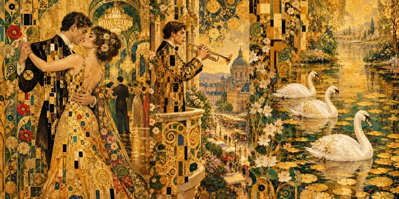Gustav Klimt Inspired Art Generator