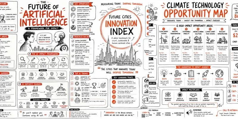 Executive Sketchnote Infographics generated by undefined
