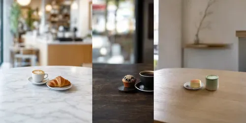 Minimalist Cafe Food And Drink Flatlays generated by stable-diffusion
