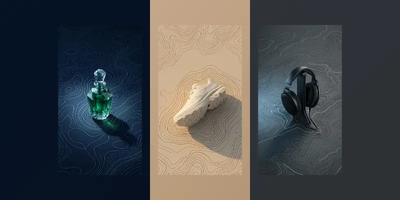 Topographic Minimal 3D Product Stages generated by undefined
