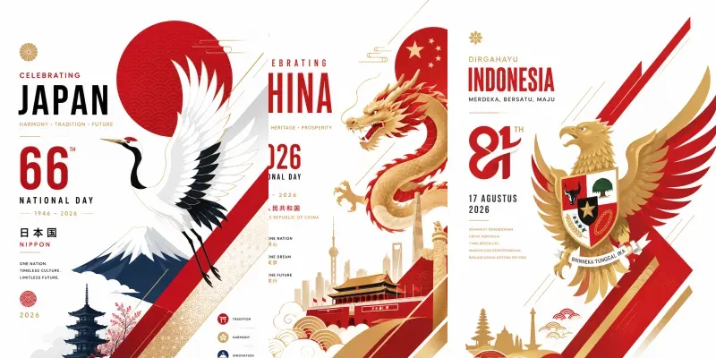 National Celebration Poster Generator generated by undefined