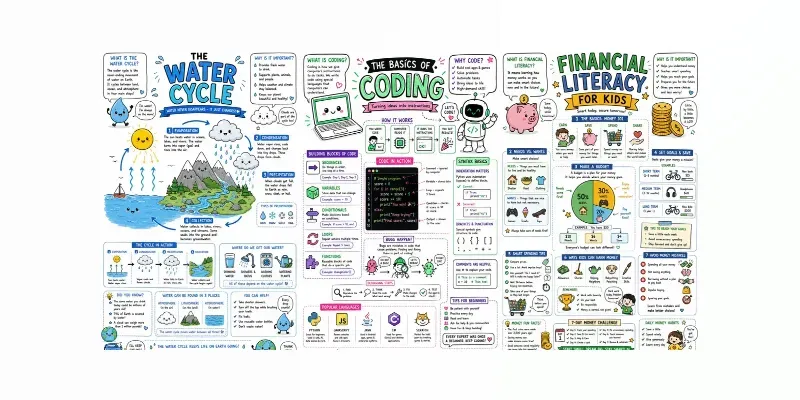 Sketchnote Whiteboard Learning Posters generated by undefined