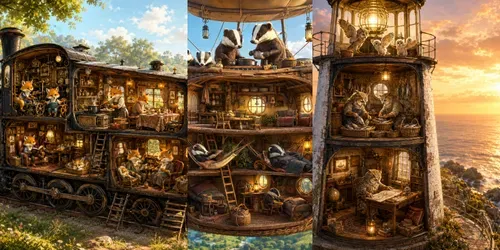 Wonderfully Unexpected Homes generated by chatgpt-image