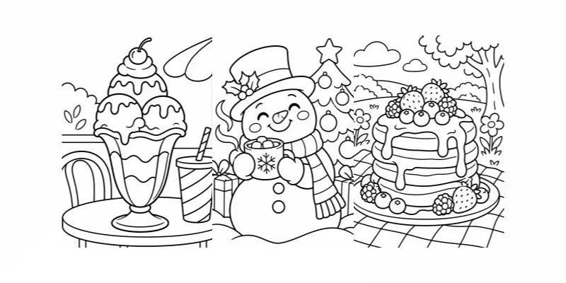 Bold And Easy Coloring Pages