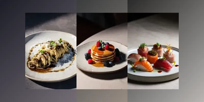 Luxury Minimal Food Photography generated by undefined