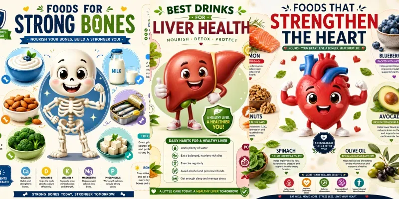 Cute Healthy Drinks Infographics generated by undefined