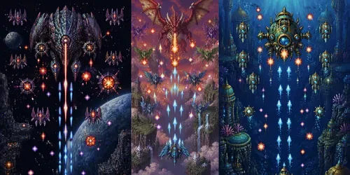 16bit Shootem Up Mockup Generator generated by chatgpt-image
