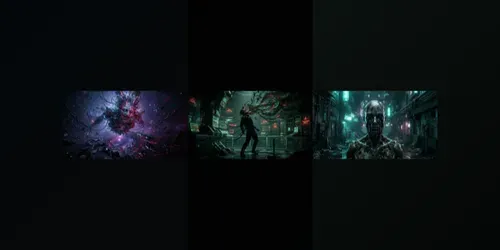 Dark Scifi Psychologicals generated by gemini-image