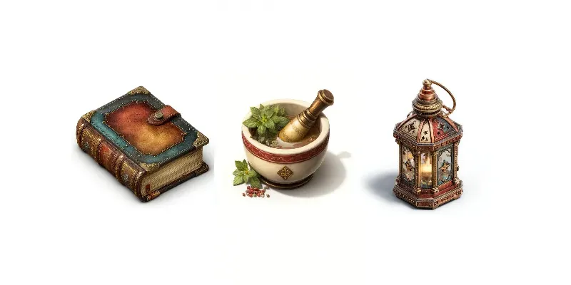 Retro Isometric Icon Clipart generated by undefined