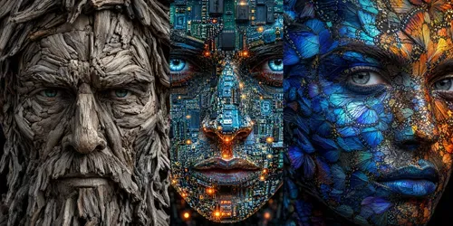 Hyperreal Object Face Fusions generated by chatgpt-image