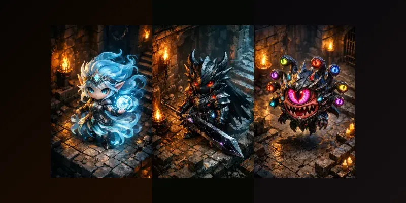 Abyssal Chibi Legends generated by undefined
