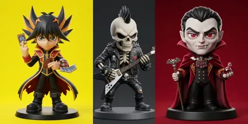 Custom Designer Vinyl Toys generated by gemini-image