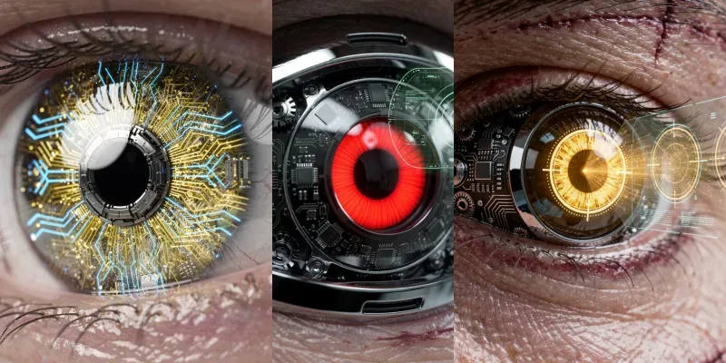 Realistic Bionic Eye Tech Gen Flux generated by undefined