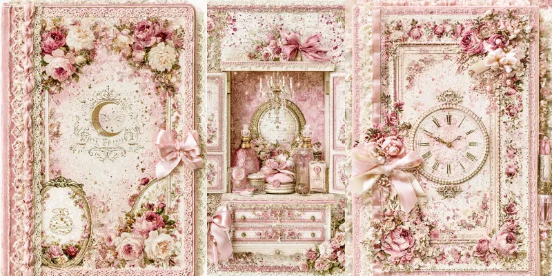 Marie Antoinette Flourish Junk Journals generated by undefined