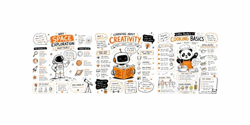 Whimsical Sketchnote Packs generated by undefined