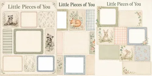 Woodland Baby Memory Quilts generated by chatgpt-image
