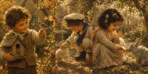 Vintage Garden Charms generated by chatgpt-image