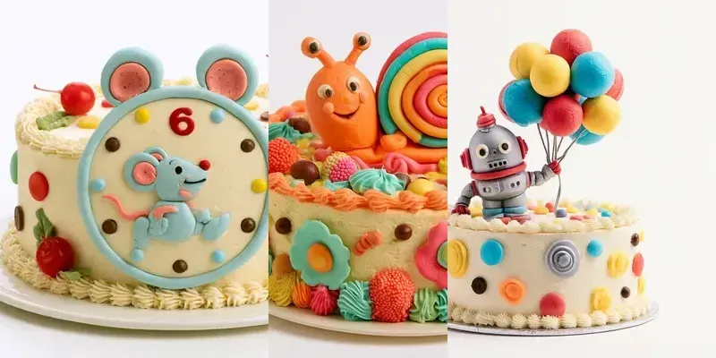 Nostalgic Homemade Celebration Cakes generated by undefined