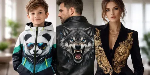 Creative Animal Jacket Mockups Pro generated by chatgpt-image