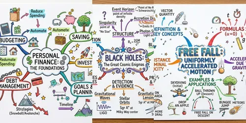 Mind Maps To Understand Anything generated by gemini-image