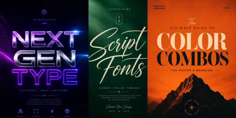 Minimal Typography Posters generated by undefined